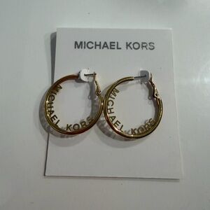 Michael Kors Elegant Gold Earrings